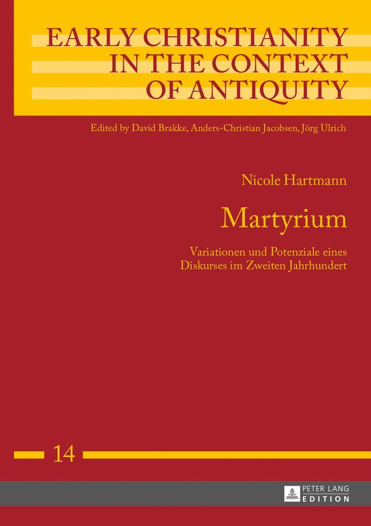 Cover: 9783631621806 | Martyrium | Nicole Hartmann | Buch | HC runder Rücken kaschiert | 2013