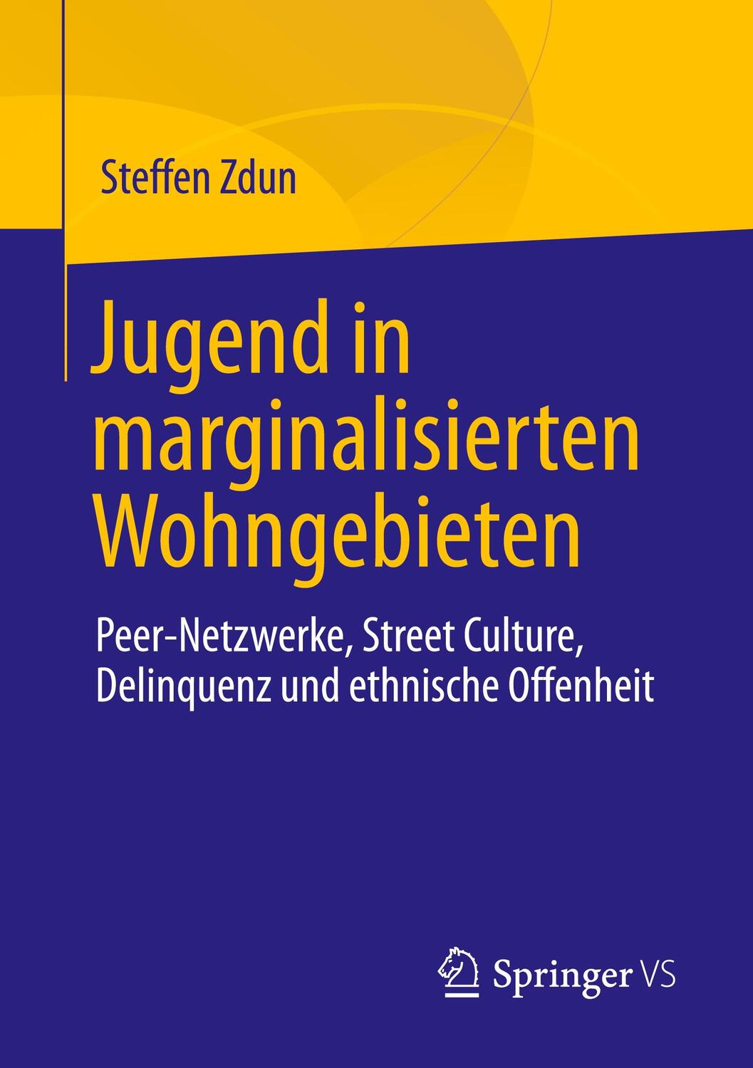Cover: 9783658327781 | Jugend in marginalisierten Wohngebieten | Steffen Zdun | Taschenbuch