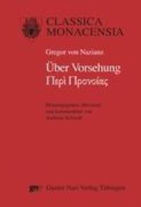 Cover: 9783823364184 | Gregor von Nazianz: Über Vorsehung | Andreas Schwab | Taschenbuch