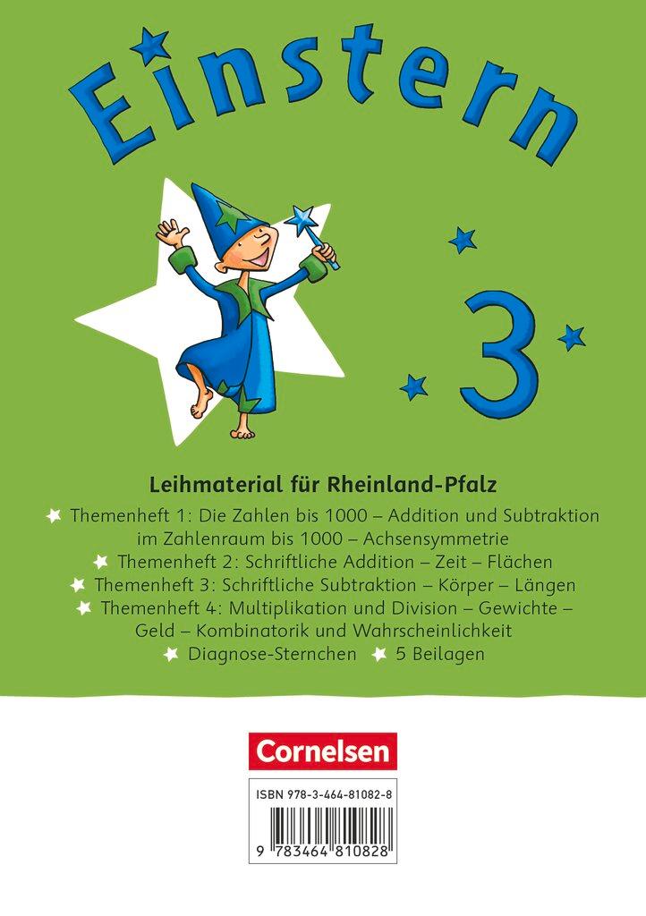 Cover: 9783464810828 | Einstern Mathematik 03 (Rheinland-Pfalz). Themenhefte 1-4,...