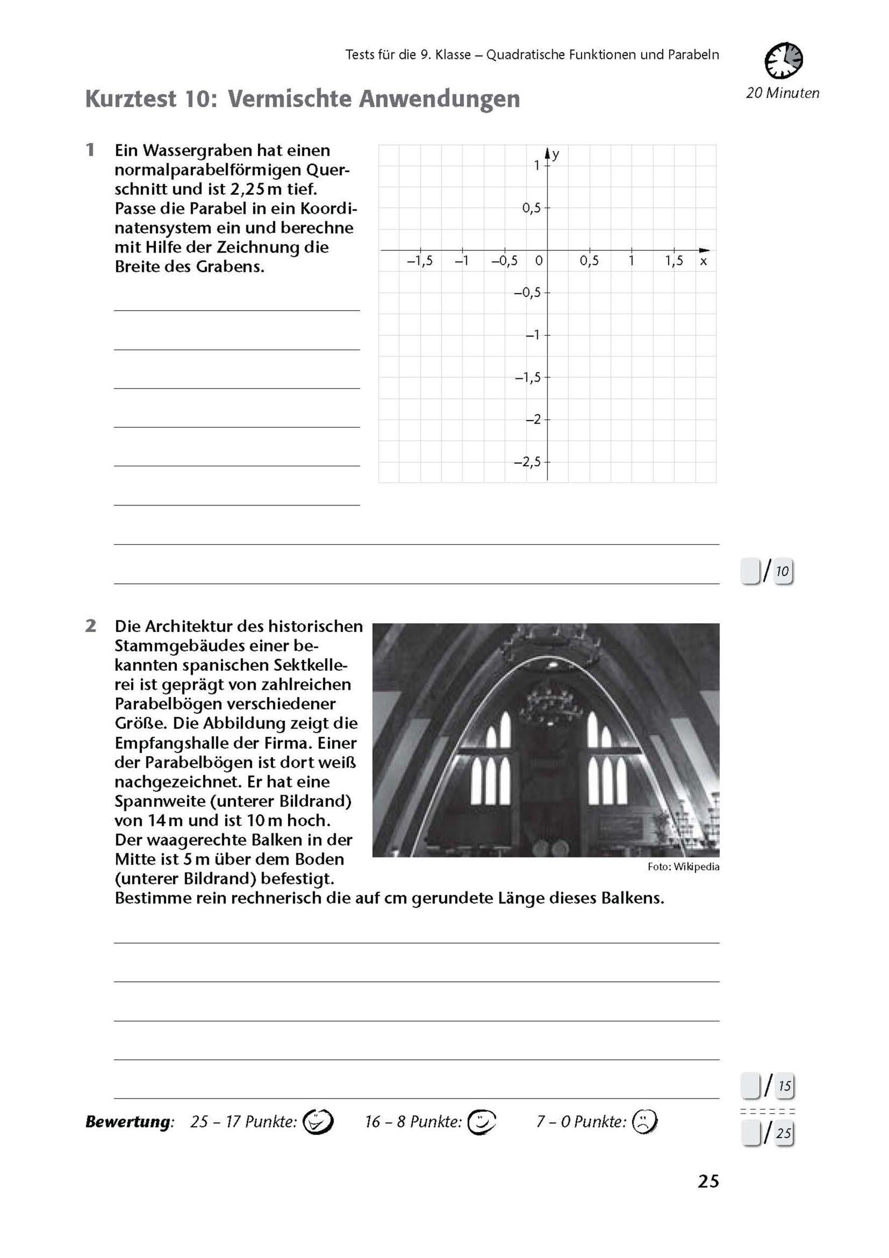 Bild: 9783804415980 | Fit in Test und Klassenarbeit - Mathematik 9./10. Klasse Gymnasium