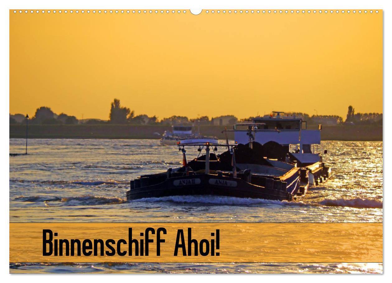 Cover: 9783675963412 | Binnenschiff Ahoi! (Wandkalender 2024 DIN A2 quer), CALVENDO...