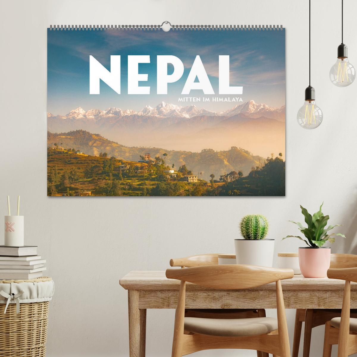 Bild: 9783435007998 | Nepal - Mitten im Himalaya (Wandkalender 2025 DIN A2 quer),...