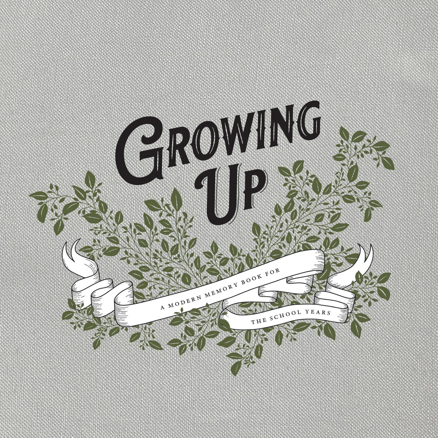 Cover: 9781944515966 | Growing Up: A Modern Memory Book for the School Years | Korie Herold
