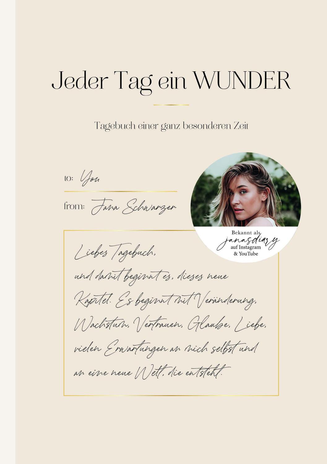 Cover: 9783960961888 | Jeder Tag ein Wunder | Jana Schwarzer | Taschenbuch | 192 S. | Deutsch