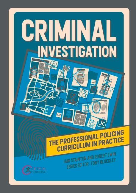 Cover: 9781914171505 | Criminal Investigation | Iain Stainton (u. a.) | Taschenbuch | 2022