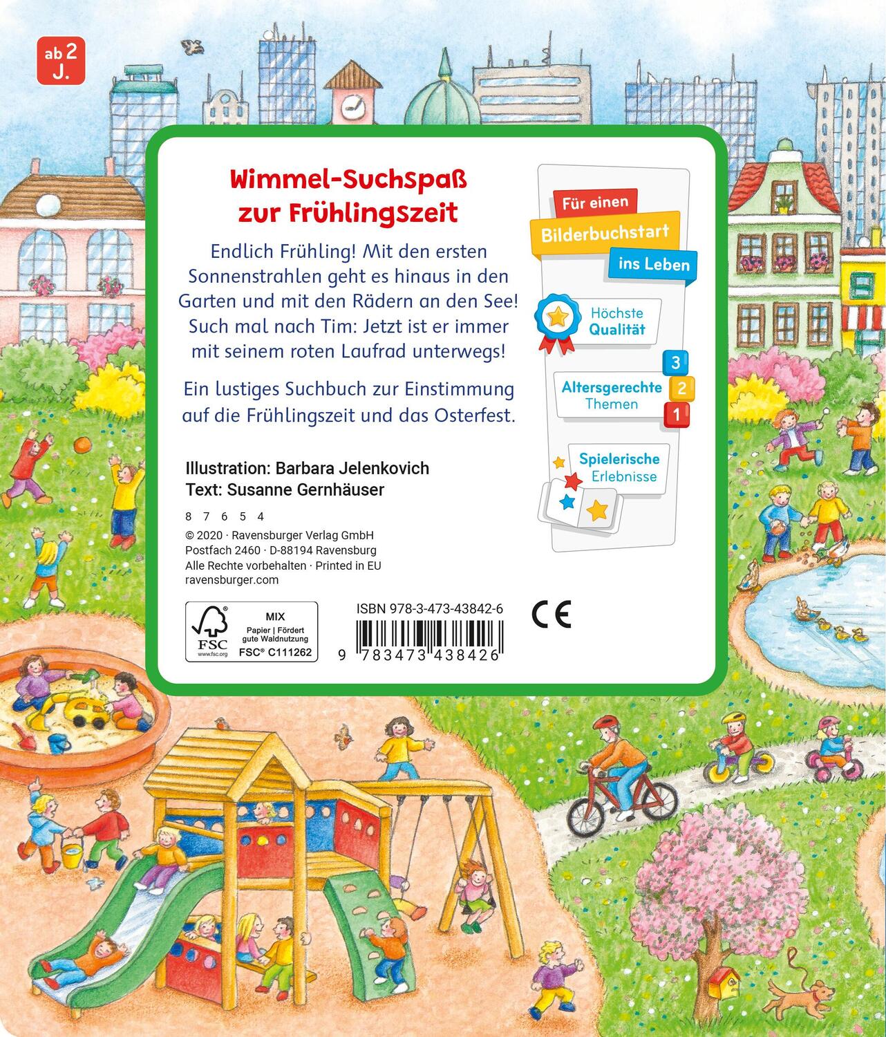 Rückseite: 9783473438426 | Sachen suchen: Im Frühling | Susanne Gernhäuser | Buch | 24 S. | 2020