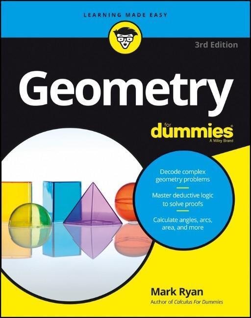 Cover: 9781119181552 | Geometry For Dummies | Mark Ryan | Taschenbuch | 416 S. | Englisch