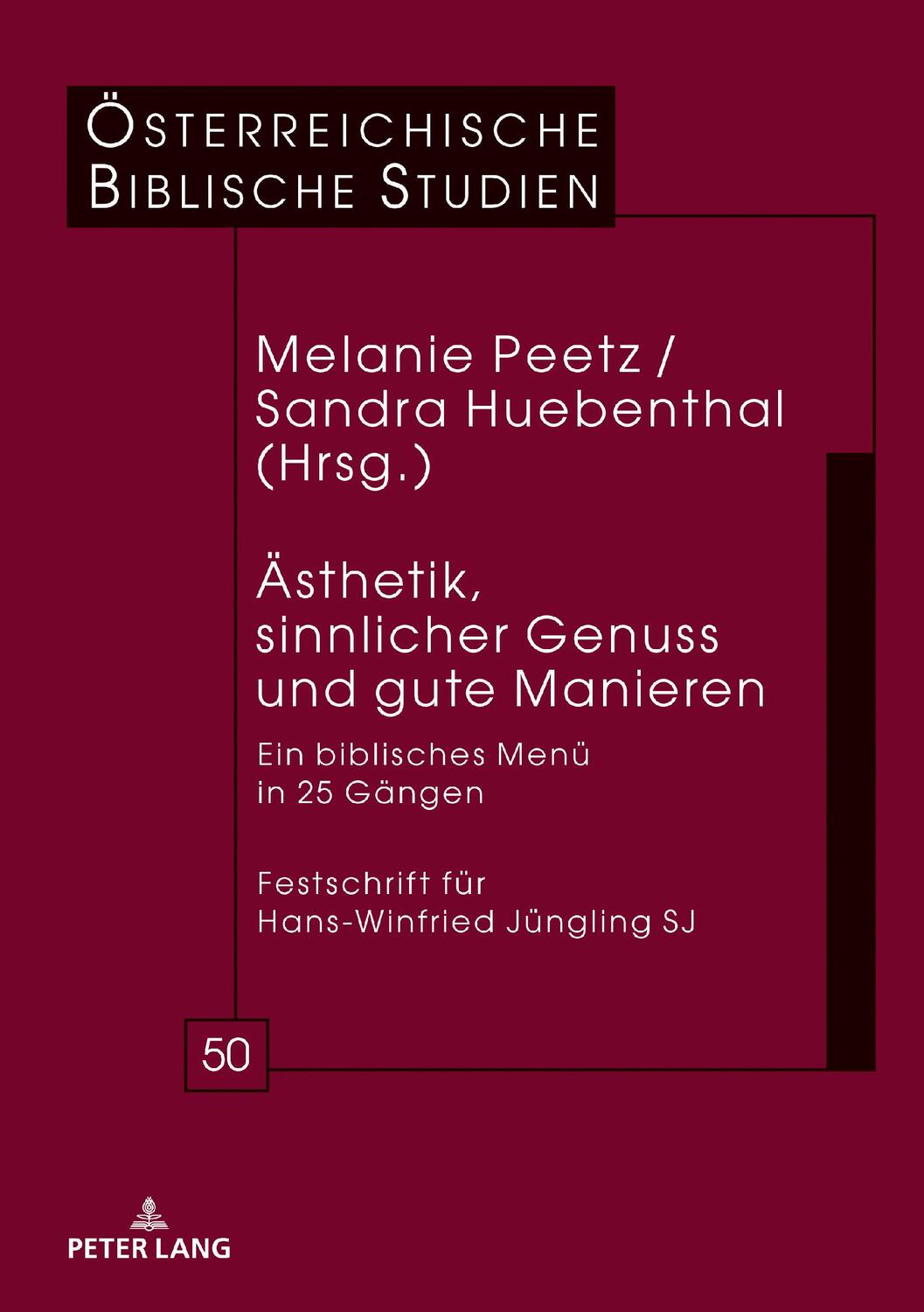 Cover: 9783631749395 | Ästhetik, sinnlicher Genuss und gute Manieren | Huebenthal (u. a.)