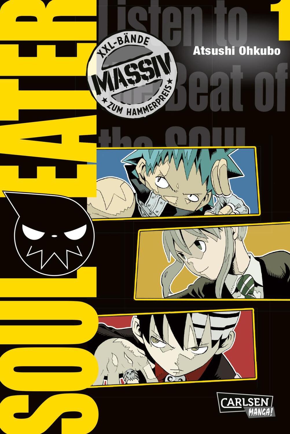 Cover: 9783551029614 | Soul Eater Massiv 1 | Düstere Manga Fantasy-Action im Sammelband