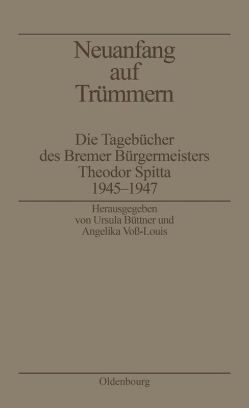 Cover: 9783486559385 | Neuanfang auf Trümmern | Angelika Voß-Louis (u. a.) | Taschenbuch