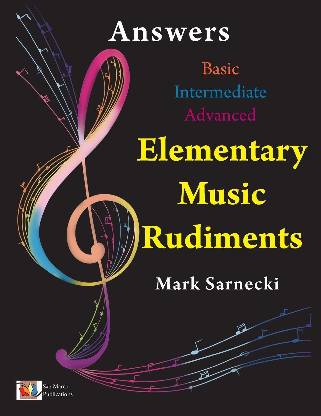 Cover: 9781896499512 | Elementary Music Rudiments Answers | Mark Sarnecki | Taschenbuch