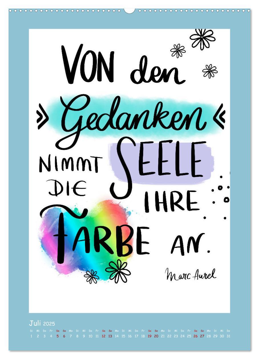 Bild: 9783435696864 | Nachgedacht-Sprüche und Zitate (hochwertiger Premium Wandkalender...