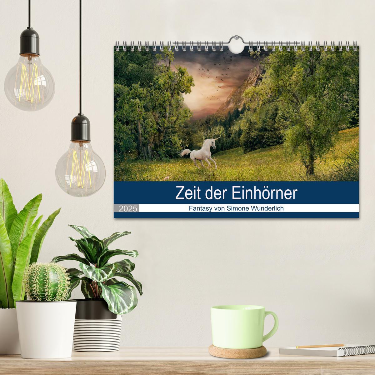 Bild: 9783435079322 | Zeit der Einhörner (Wandkalender 2025 DIN A4 quer), CALVENDO...