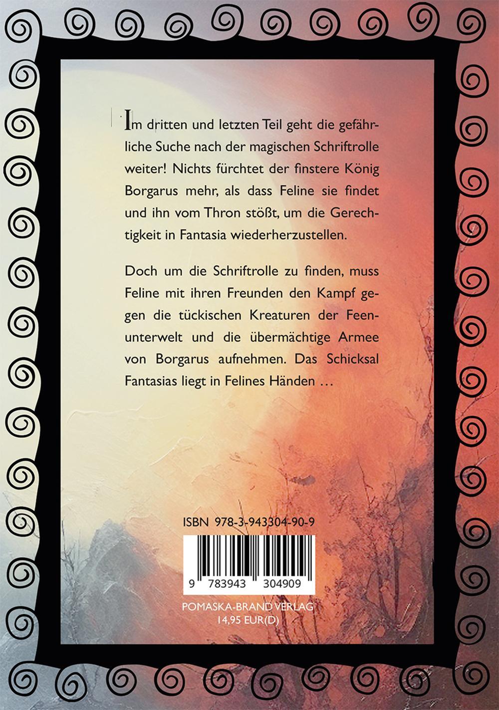 Rückseite: 9783943304909 | Feline / Feline und die magische Schriftrolle (Bd.3) | Belkis Lesaar