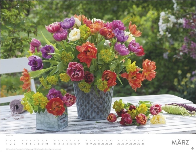 Bild: 9783756401321 | Blumenpracht Posterkalender 2024. Wandkalender mit 12 Fotos von...