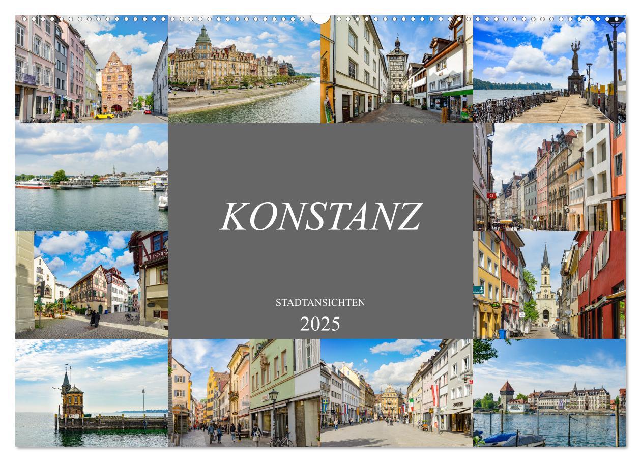 Cover: 9783435071951 | Konstanz Stadtansichten (Wandkalender 2025 DIN A2 quer), CALVENDO...