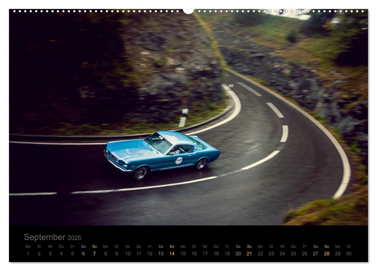 Bild: 9783435386802 | Flying Ford Mustang (Wandkalender 2025 DIN A2 quer), CALVENDO...