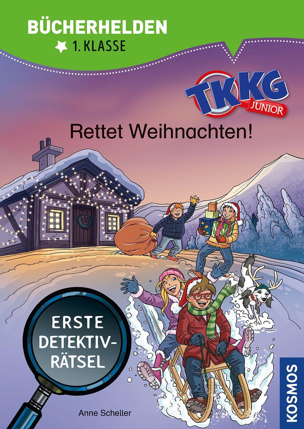 Cover: 9783440177259 | TKKG Junior, Bücherhelden 1. Klasse, Rettet Weihnachten! | Scheller