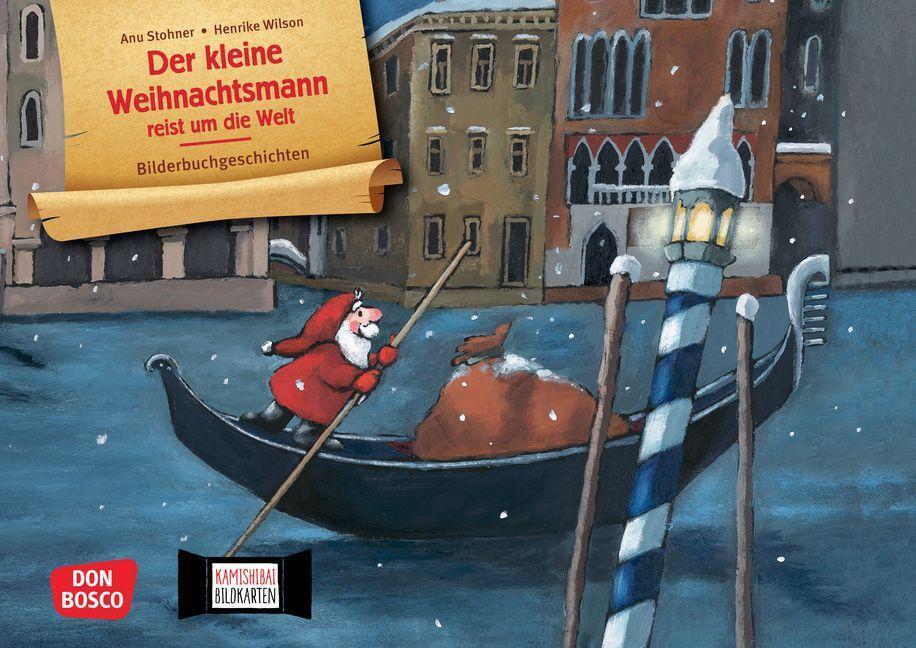 Cover: 4260694921920 | Der kleine Weihnachtsmann reist um die Welt. Kamishibai Bildkartenset