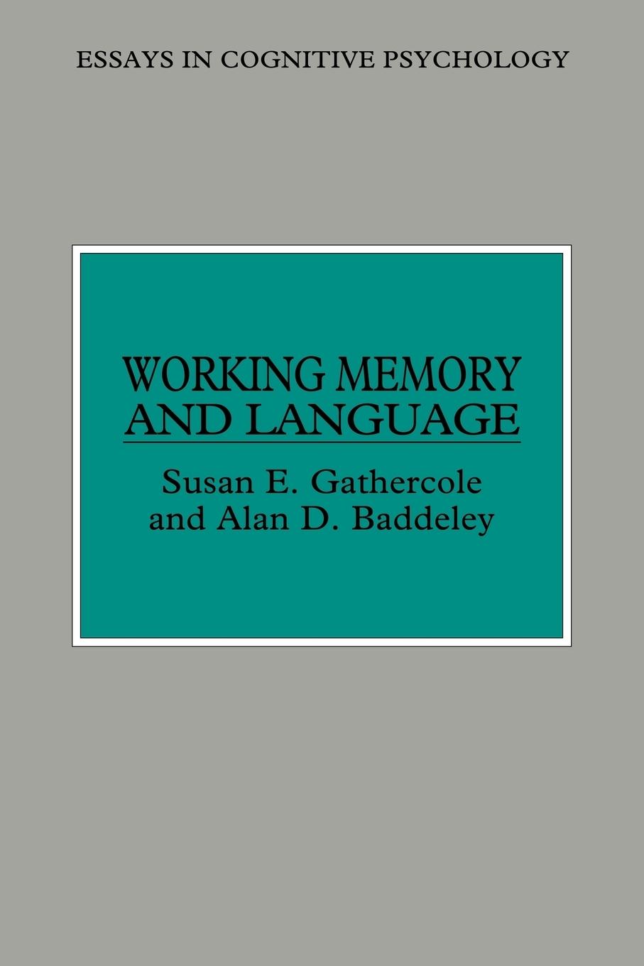 Cover: 9780863772894 | Working Memory and Language | Susan E. Gathercole (u. a.) | Buch