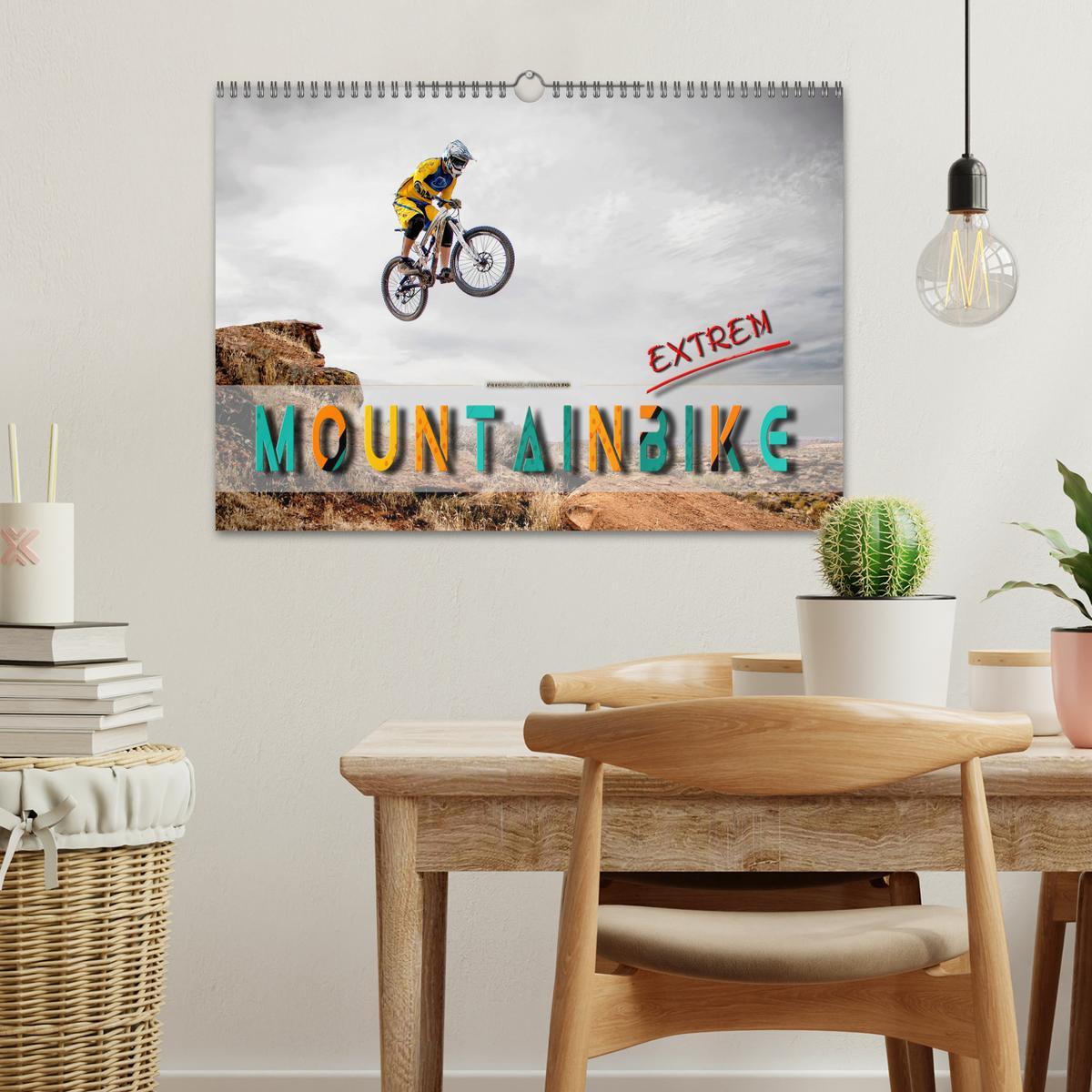 Bild: 9783435259335 | Mountainbike extrem (Wandkalender 2025 DIN A3 quer), CALVENDO...