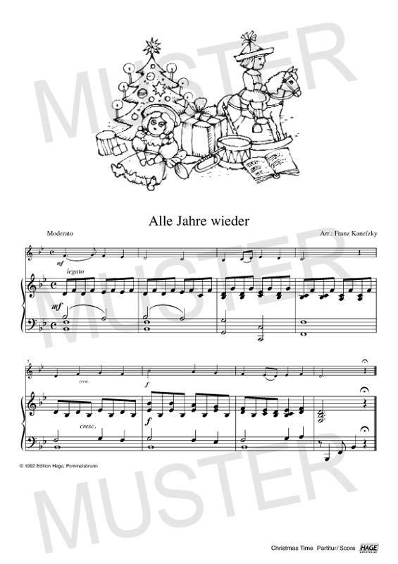 Bild: 4026929911568 | Christmas Time für Saxophon und Klavier | Franz Kanefzky | Broschüre