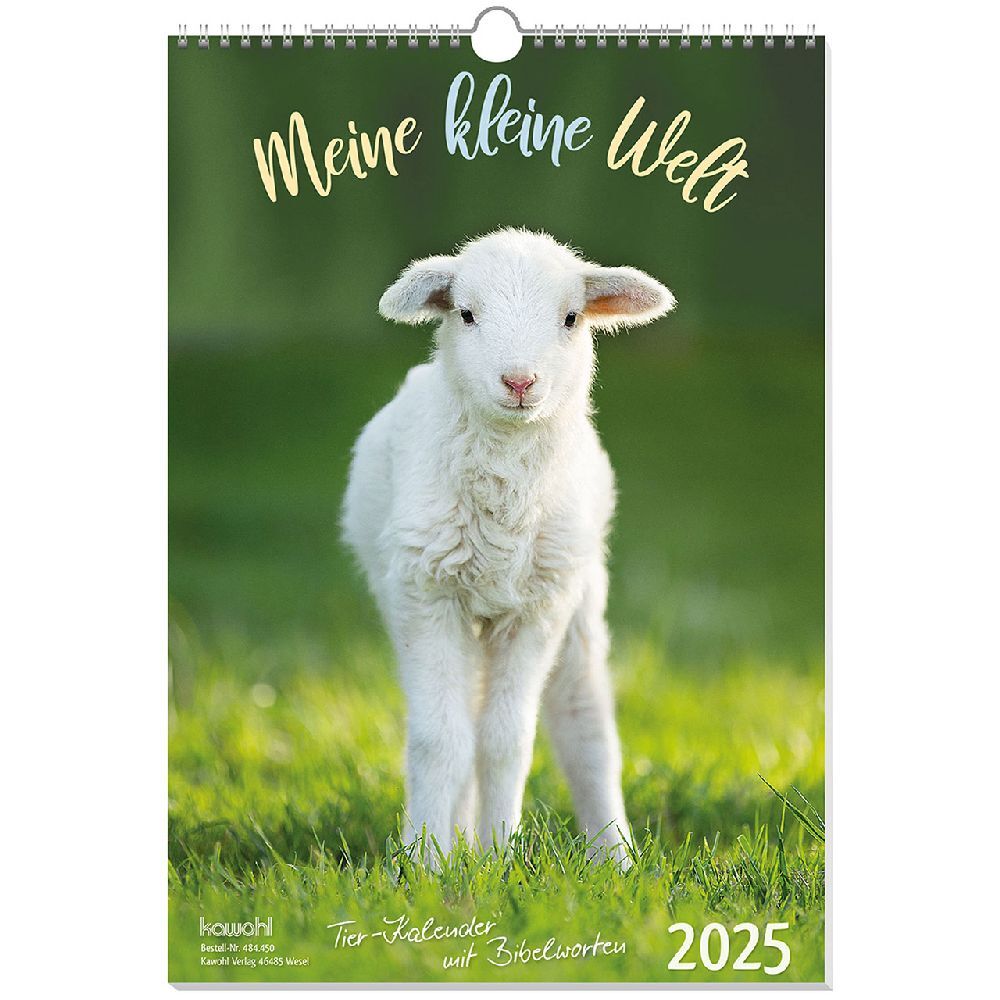 Cover: 9783754845059 | Meine kleine Welt 2025 | Tierkalender mit Bibelworten | Kalender