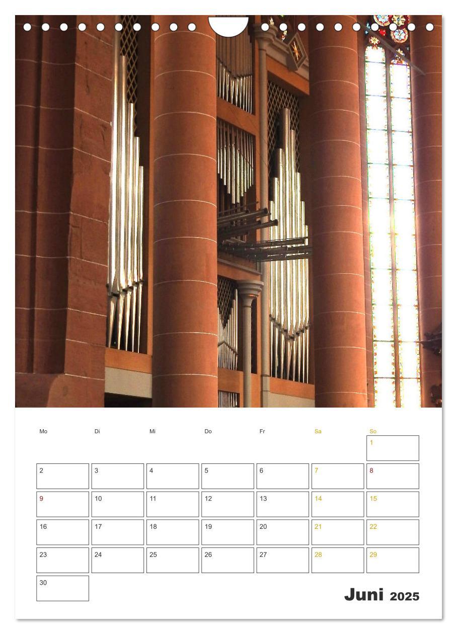 Bild: 9783435950669 | Orgeln zum Verlieben! (Wandkalender 2025 DIN A4 hoch), CALVENDO...