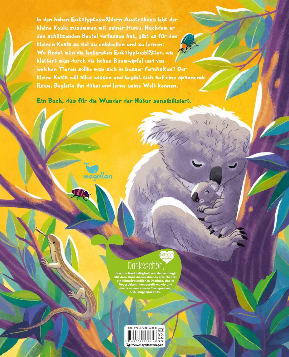 Rückseite: 9783734860218 | Der kleine Koala - Zu Hause im Eukalyptus | Scharmacher-Schreiber