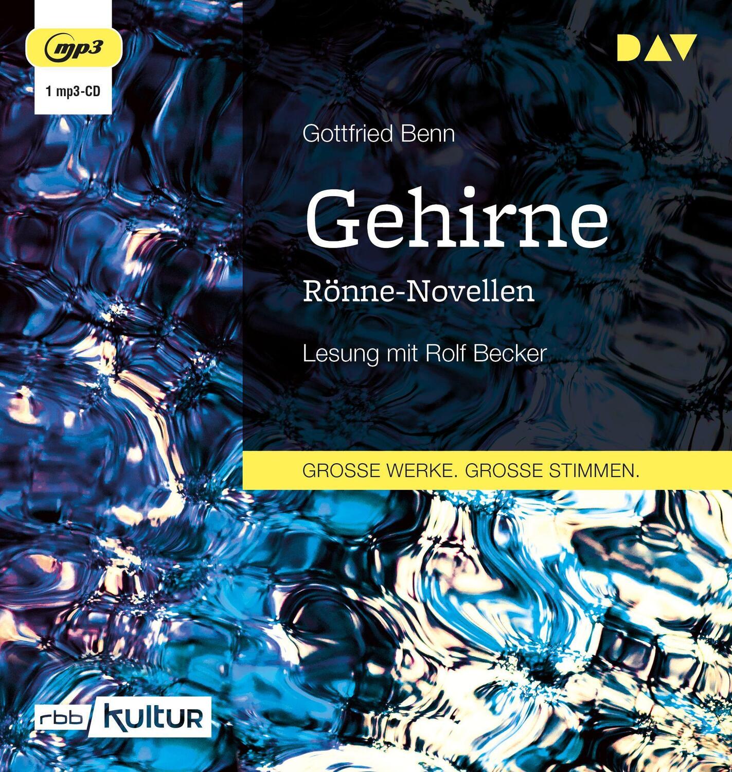 Cover: 9783742423351 | Gehirne. Rönne-Novellen | Lesung mit Rolf Becker | Gottfried Benn