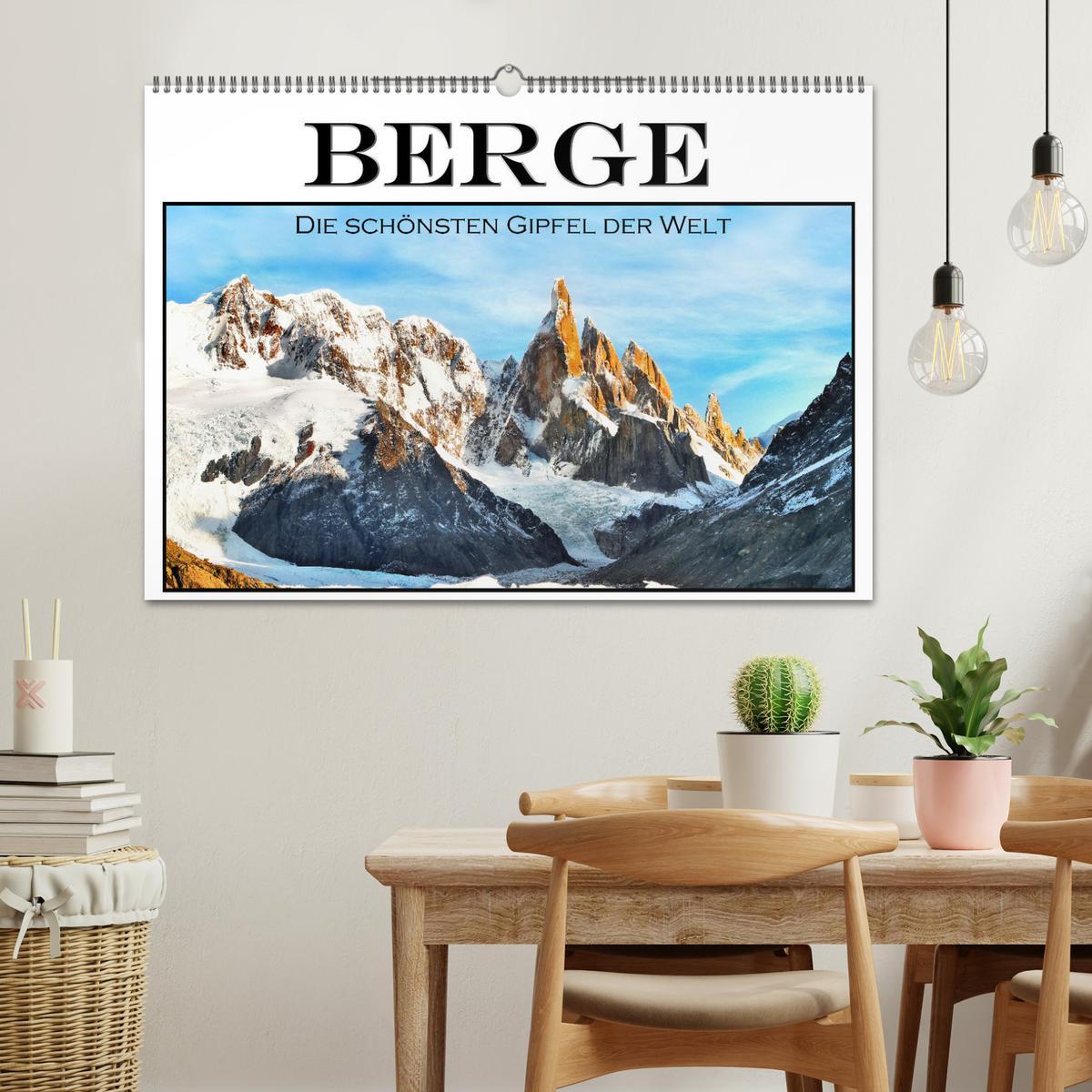 Bild: 9783383869877 | Berge - Die schönsten Gipfel der Welt (Wandkalender 2025 DIN A2...