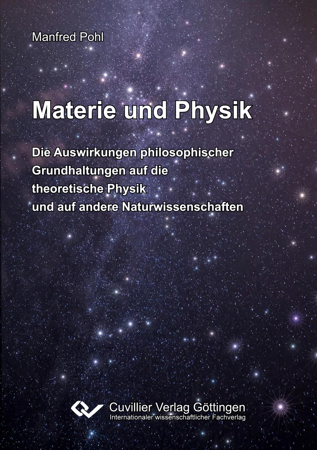 Cover: 9783736972643 | Materie und Physik | Manfred Pohl | Taschenbuch | Paperback | 196 S.