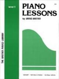Cover: 9780849750038 | Piano Lessons Level 3 | James Bastien | Buch | Englisch | 1976