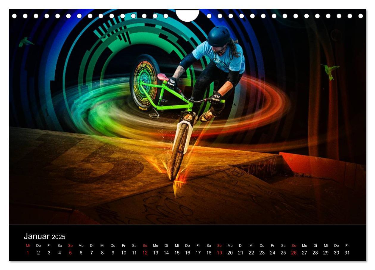 Bild: 9783435614608 | BMX My Life (Wandkalender 2025 DIN A4 quer), CALVENDO Monatskalender