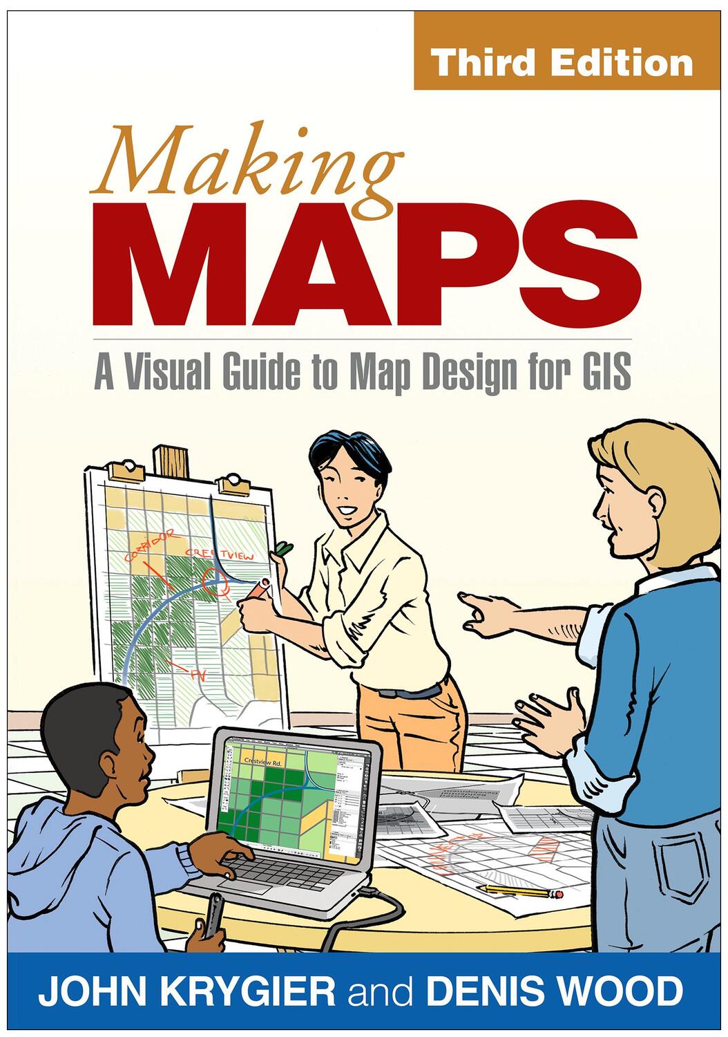 Cover: 9781462509980 | Making Maps | A Visual Guide to Map Design for GIS | Krygier (u. a.)