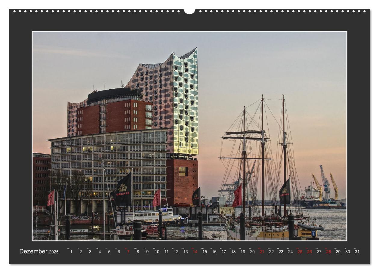 Bild: 9783435329403 | Die Elbphilharmonie Hamburg (Wandkalender 2025 DIN A2 quer),...