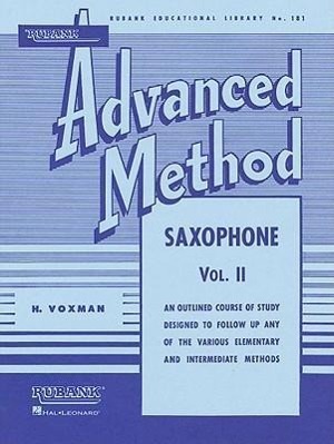 Cover: 73999703801 | Rubank Advanced Method: Saxophone, Vol. II | H. Voxman (u. a.) | Buch