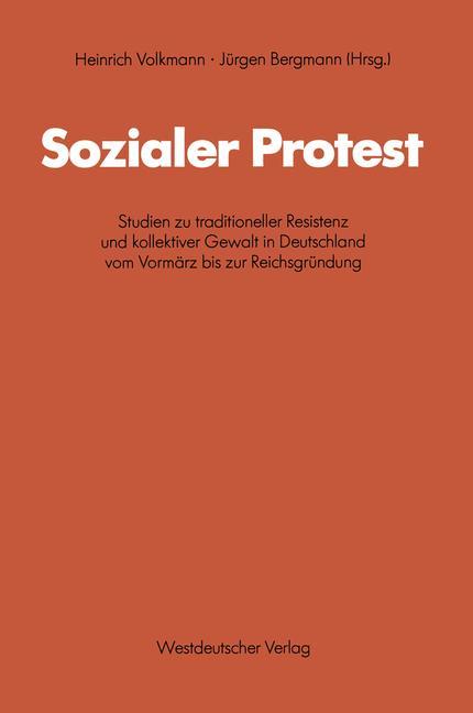 Cover: 9783531116389 | Sozialer Protest | Heinrich Volkmann | Taschenbuch | Paperback | 1984