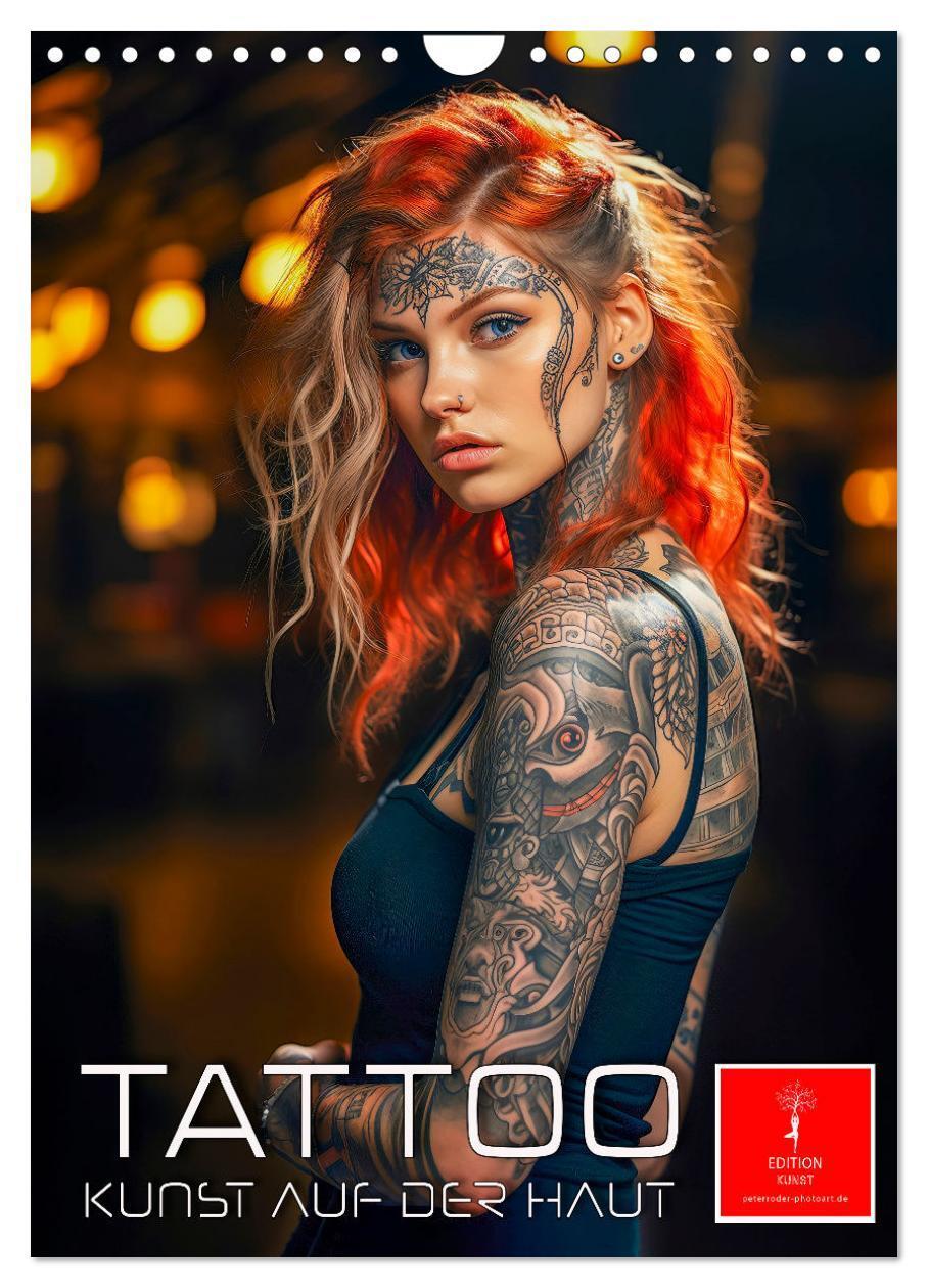Cover: 9783383685170 | Tattoo Kunst auf der Haut (Wandkalender 2024 DIN A4 hoch), CALVENDO...