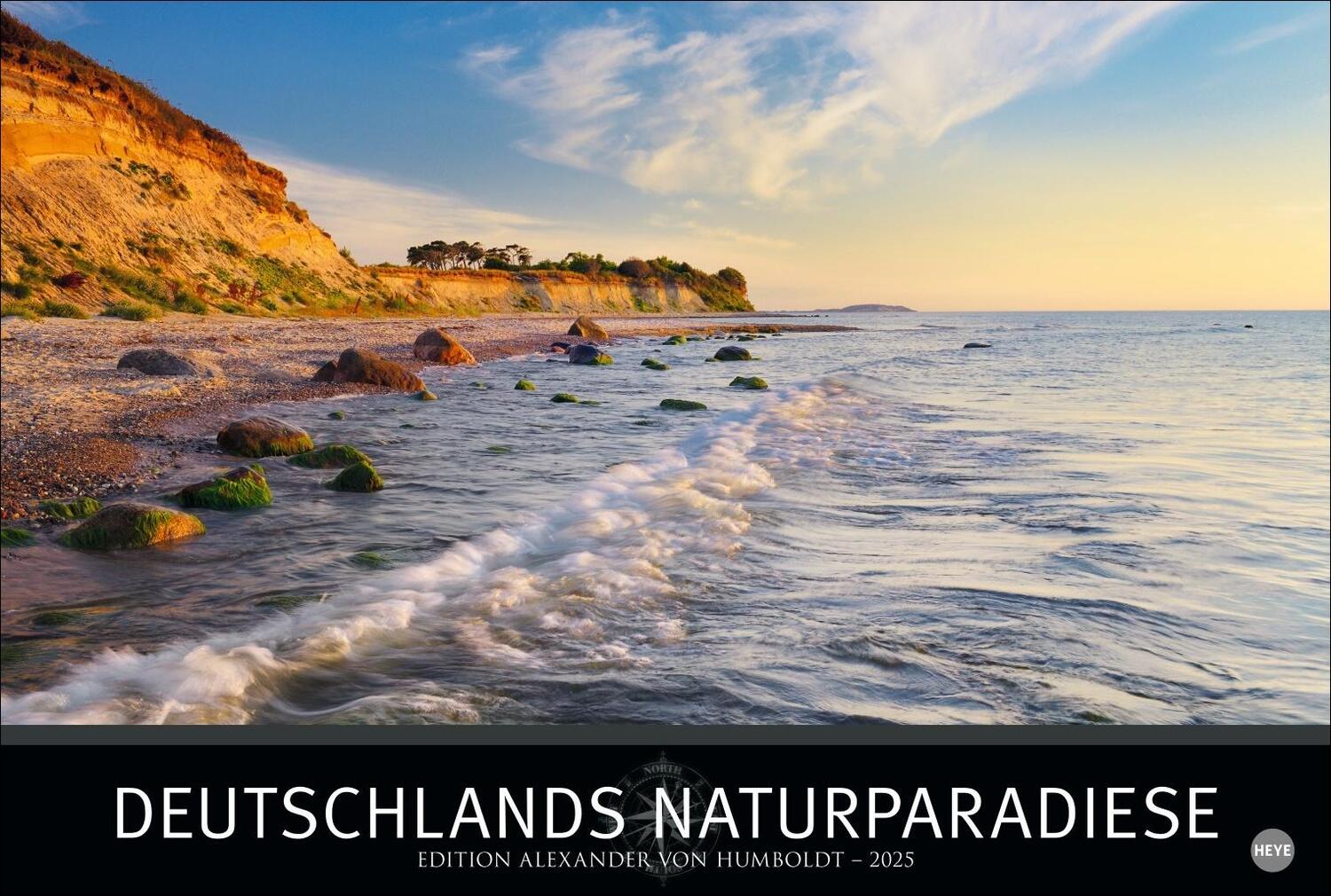 Cover: 9783756408269 | Deutschlands Naturparadiese Kalender 2025 | Harenberg | Kalender