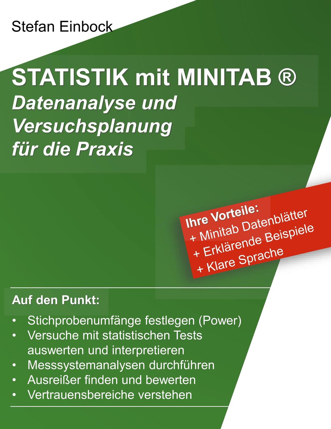 Cover: 9783748108146 | Statistik mit Minitab | Stefan Einbock | Taschenbuch | 376 S. | 2018
