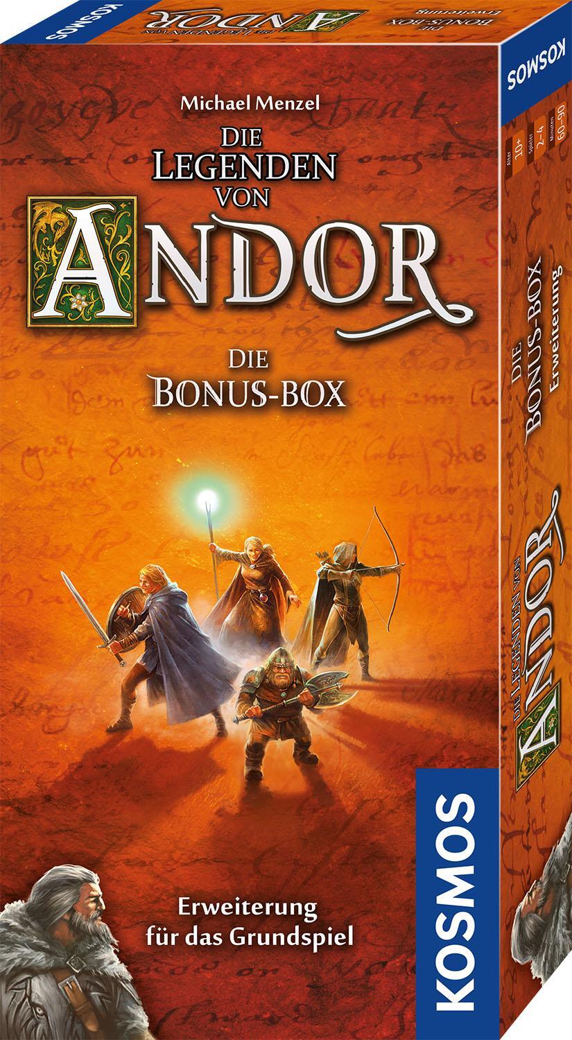 Cover: 4002051684358 | Die Legenden von Andor - Die Bonus-Box | Spiel | Michael Menzel | 2024