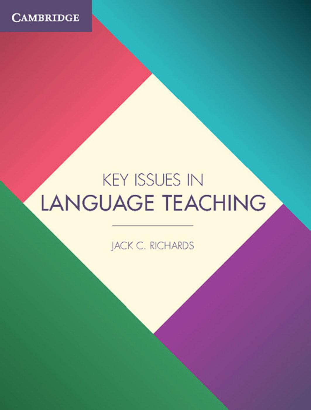 Cover: 9783125329430 | Key Issues in Language Teaching | Jack C Richards | Taschenbuch | 2015