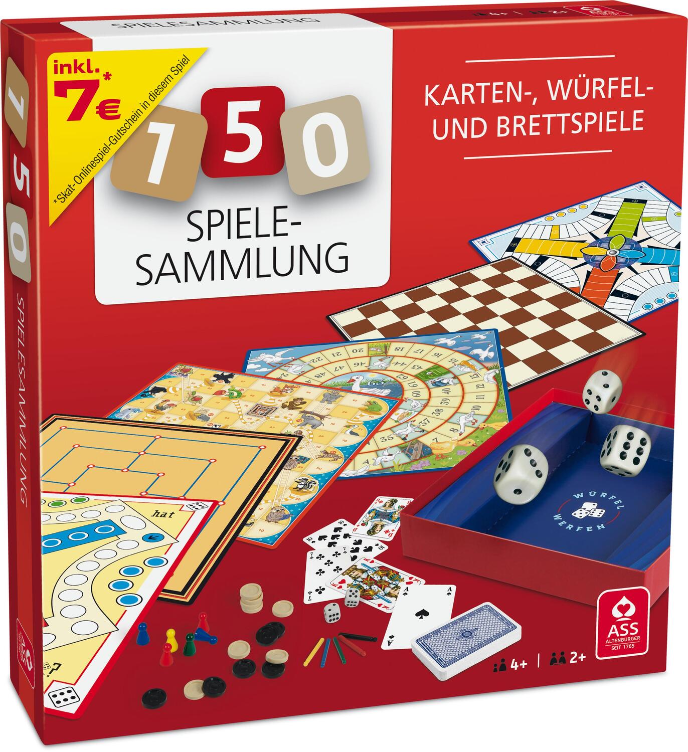 Cover: 4042677013446 | Spielesammlung 150 Spielmöglichkeiten | GmbH | Spiel | 22501344 | 2018