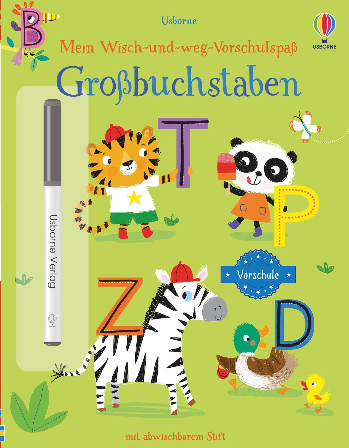 Cover: 9781789414691 | Mein Wisch-und-weg-Vorschulspaß: Großbuchstaben | Jessica Greenwell