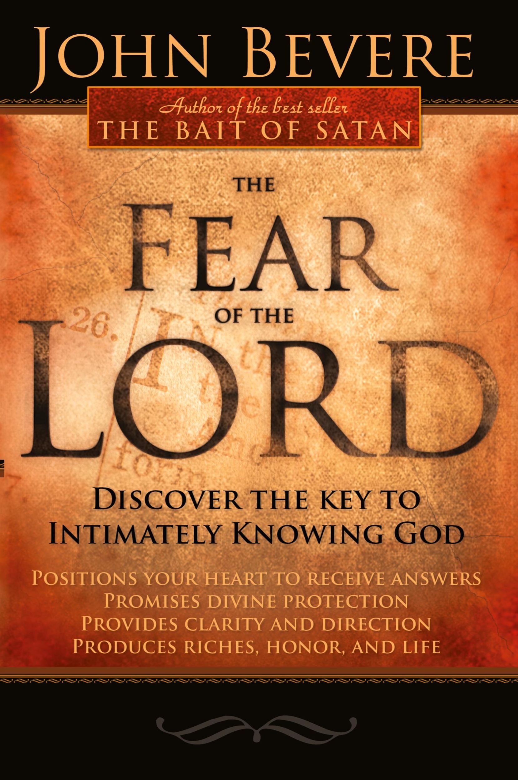 Cover: 9781591859925 | The Fear of the Lord | Discover the Key to Intimately Knowing God