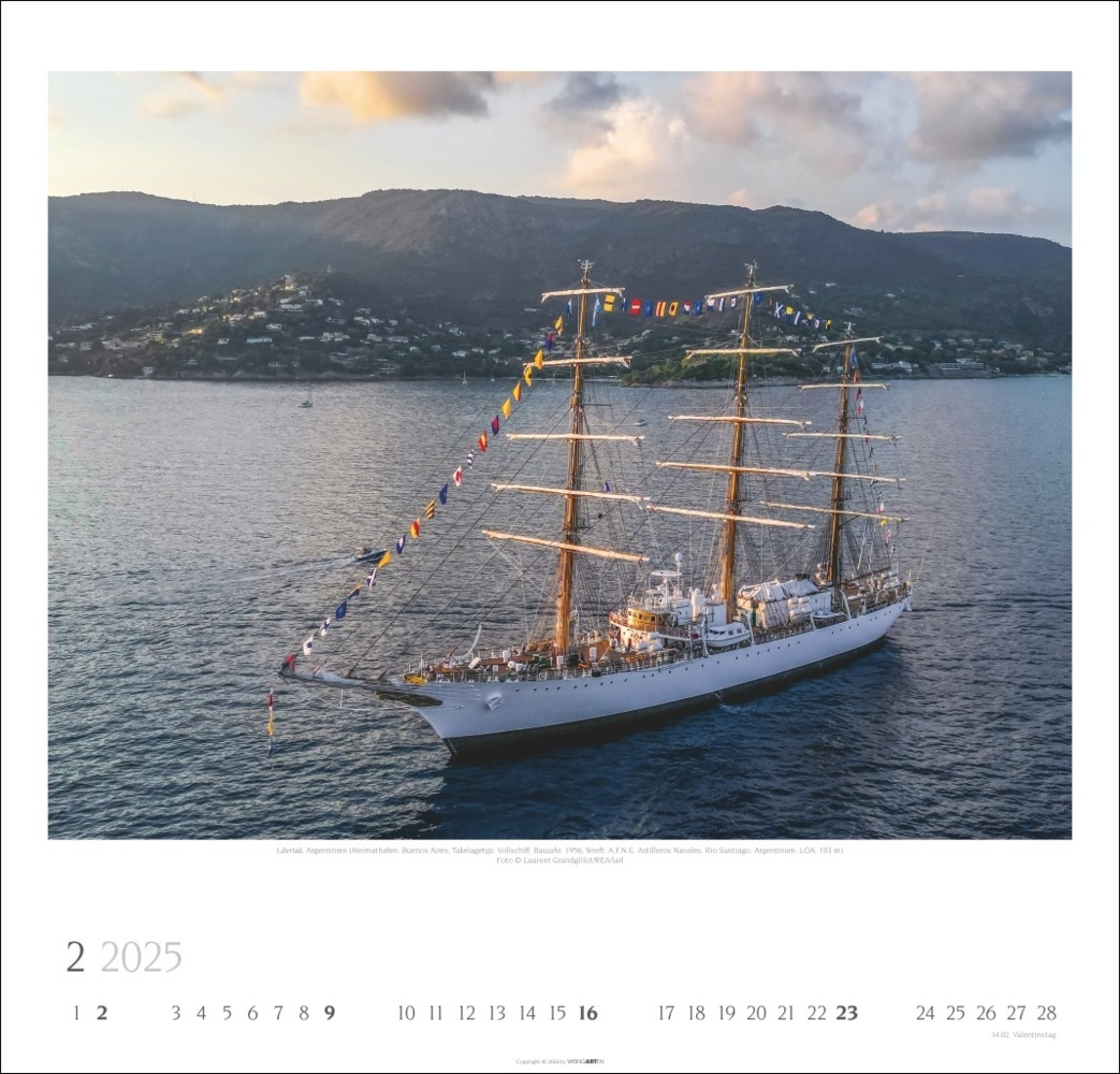 Bild: 9783839900345 | Tall Ships Kalender 2025 | Kalender | Spiralbindung | 14 S. | Deutsch