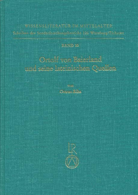 Cover: 9783882265385 | Ortolf von Baierland und seine lateinischen Quellen | Ortrun Riha