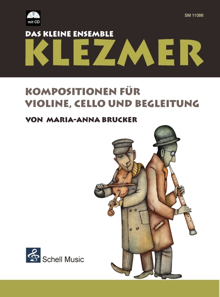 Cover: 9783864110863 | Klezmer - Das kleine Ensemble, für Violine, Cello und Begleitung,...